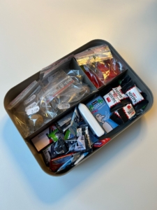 Sansekasse madvarer